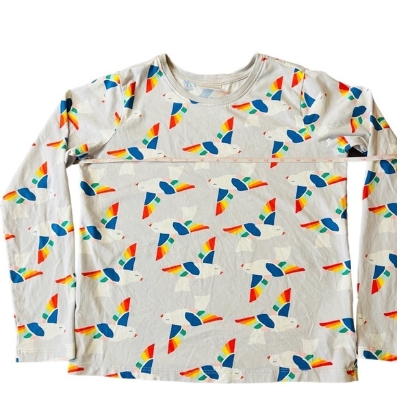 HANNA ANDERRSON GIRLS LONG SLEEVE BIRD PATTERN T-SHIRT SIZE 14-16 - Picture 4 of 6